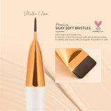 Docolor Ultra-thin Foundation Brush with Two Mini Thumb Puffs