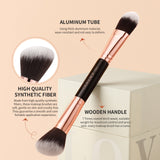 Rose Gold - 6 Pieces Double-Ended Eye Brush Set-II