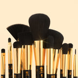 Goth - Skull Makeup Brush Set 12 Pieces