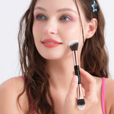 Rose Gold - 6 Pieces Double-Ended Eye Brush Set-II