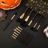 Goth - Skull Makeup Brush Set 12 Pieces