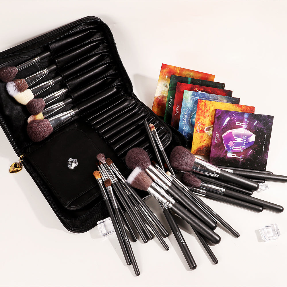 Makeup Box - Gemstone Infinity Eyeshadow Palettes plus Book brush set - Makeup Kit – DOCOLOR OFFICIAL