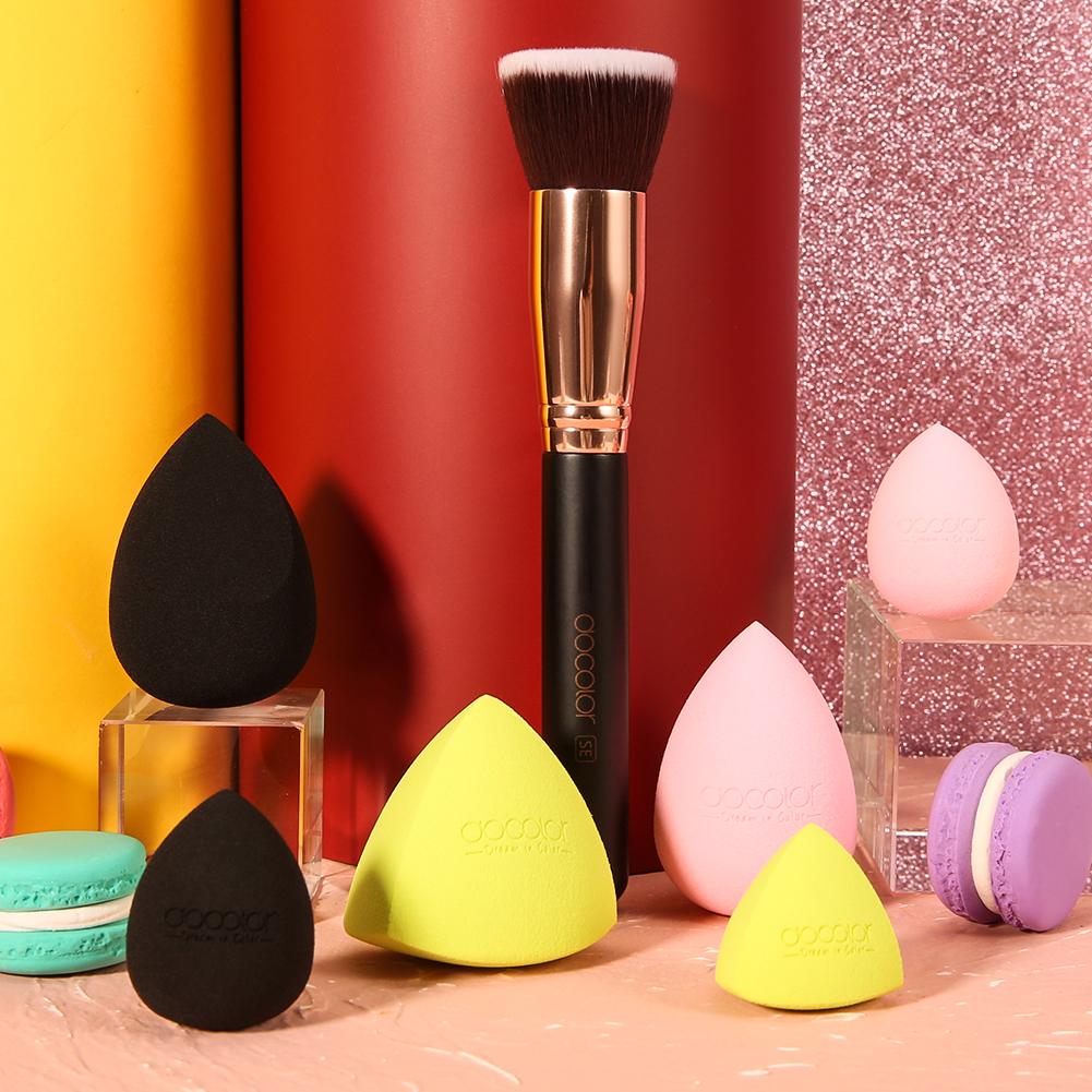 4 Pcs Makeup Sponge Set, Makeup Beauty Sponges Blender, Cosmetic Tool  Multi-colored Blending Make Up Sponges for Foundation Liquid Cream (Pink)