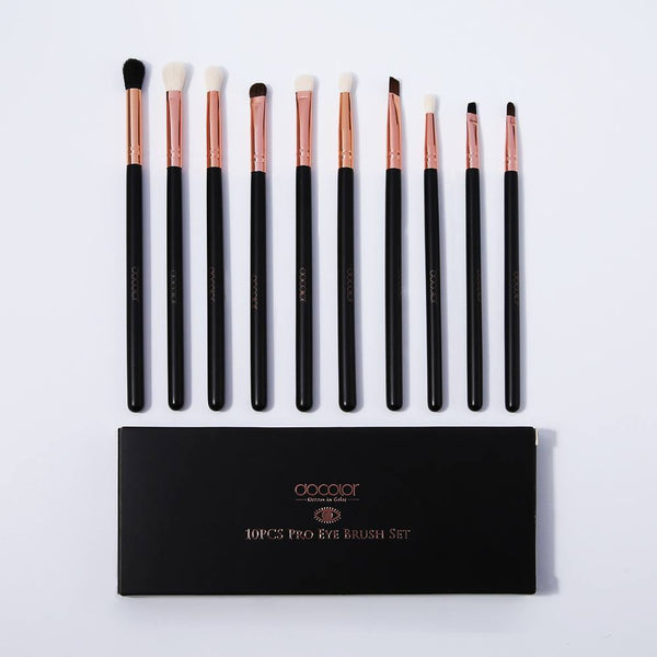 Docolor Rose Gold - 4 Pieces Eye Blending Makeup Brush Set