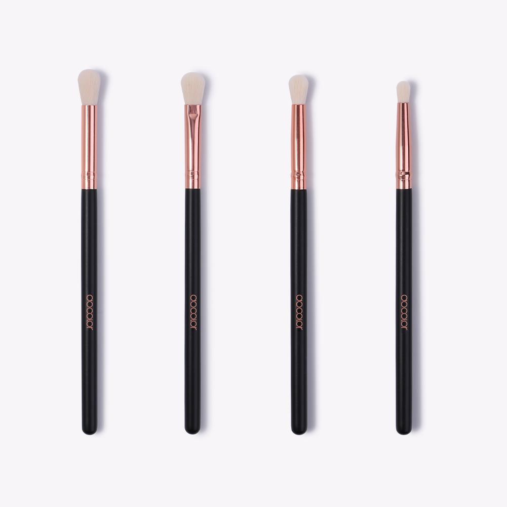 Docolor Rose Gold - 4 Pieces Eye Blending Makeup Brush Set